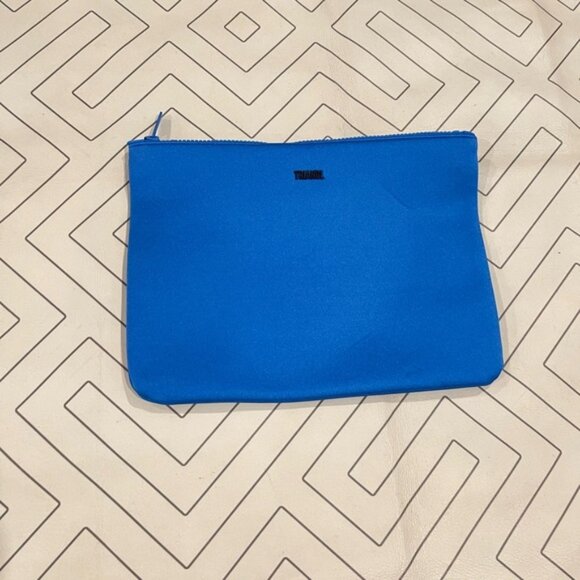 Triangl Blue Neoprene Zip Pouch - Picture 1 of 9